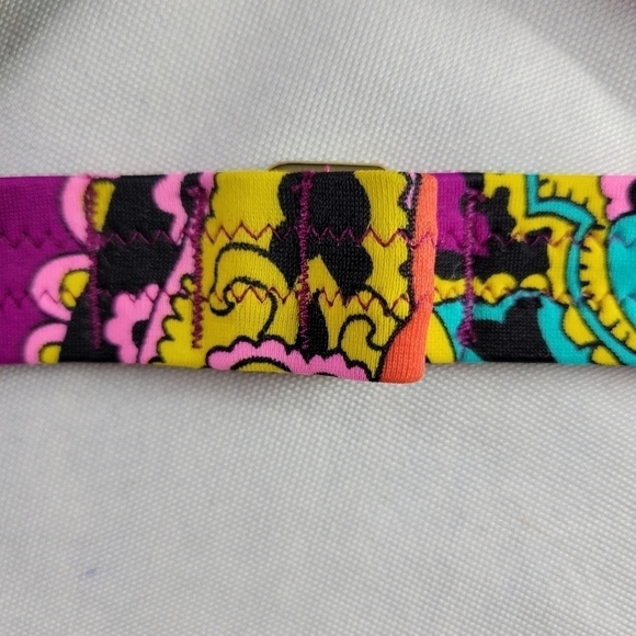 Victorias Secret Bandeau Bikini Top Size L Beaded Sequins Tie Neck Back Hook New - Picture 9 of 10